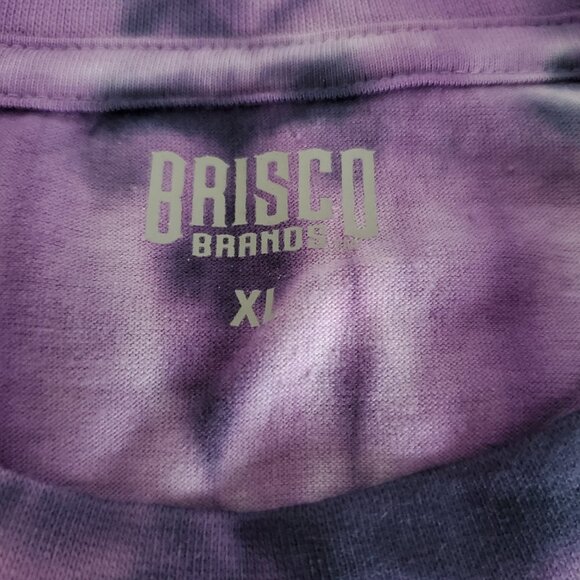 Brisco Brands Purple Swirl Tie Dye Shirt - Picture 4 of 6